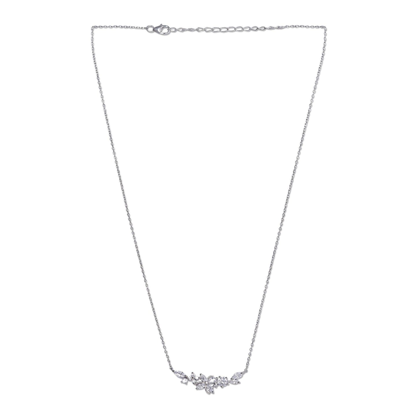 Silver Blossom Beauty Necklace - ornul