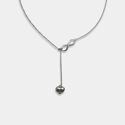 Discover the elegance of our silver Love Raindrop Pendant 