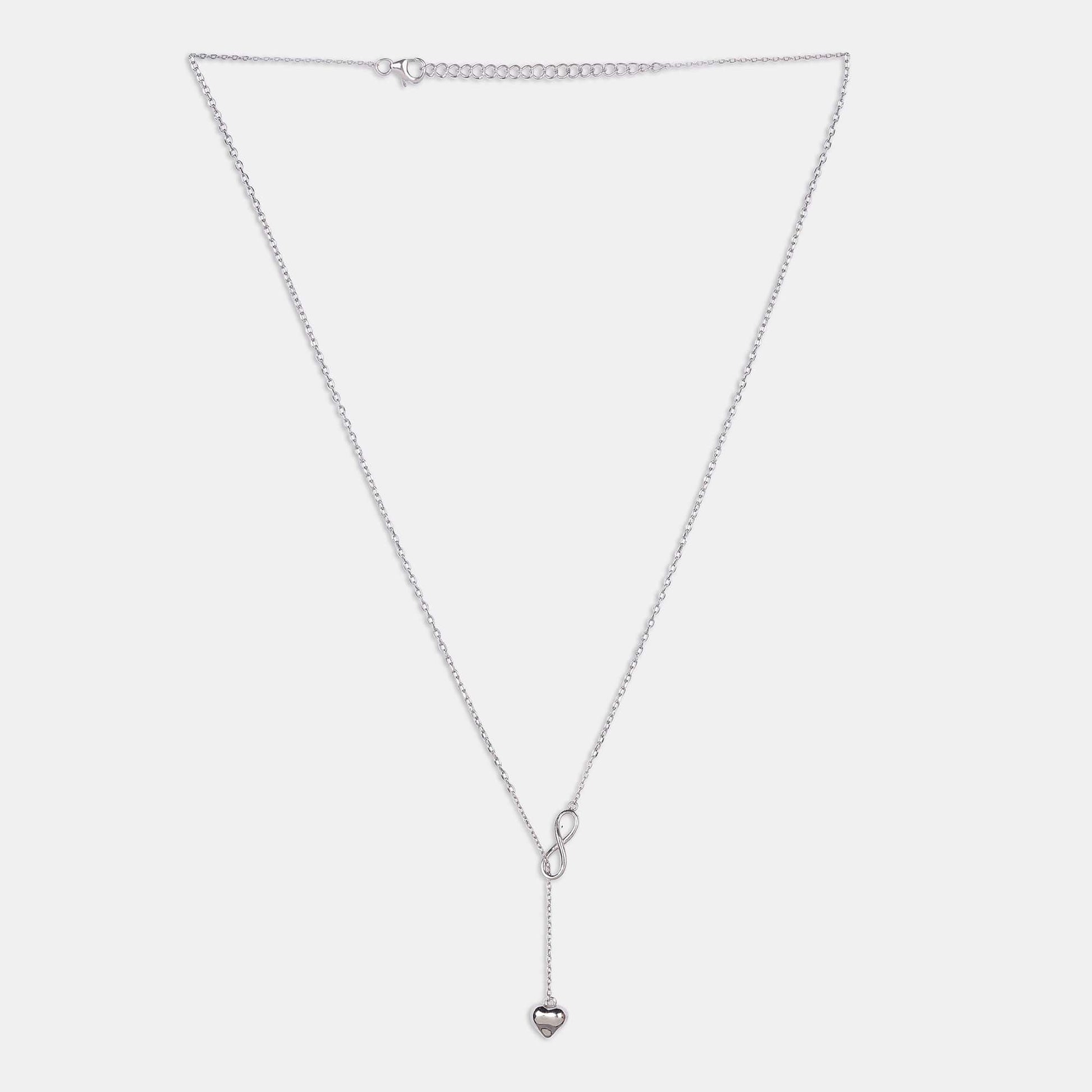Discover the elegance of our silver Love Raindrop Pendant