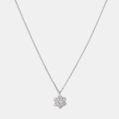 Snowflake frost necklace