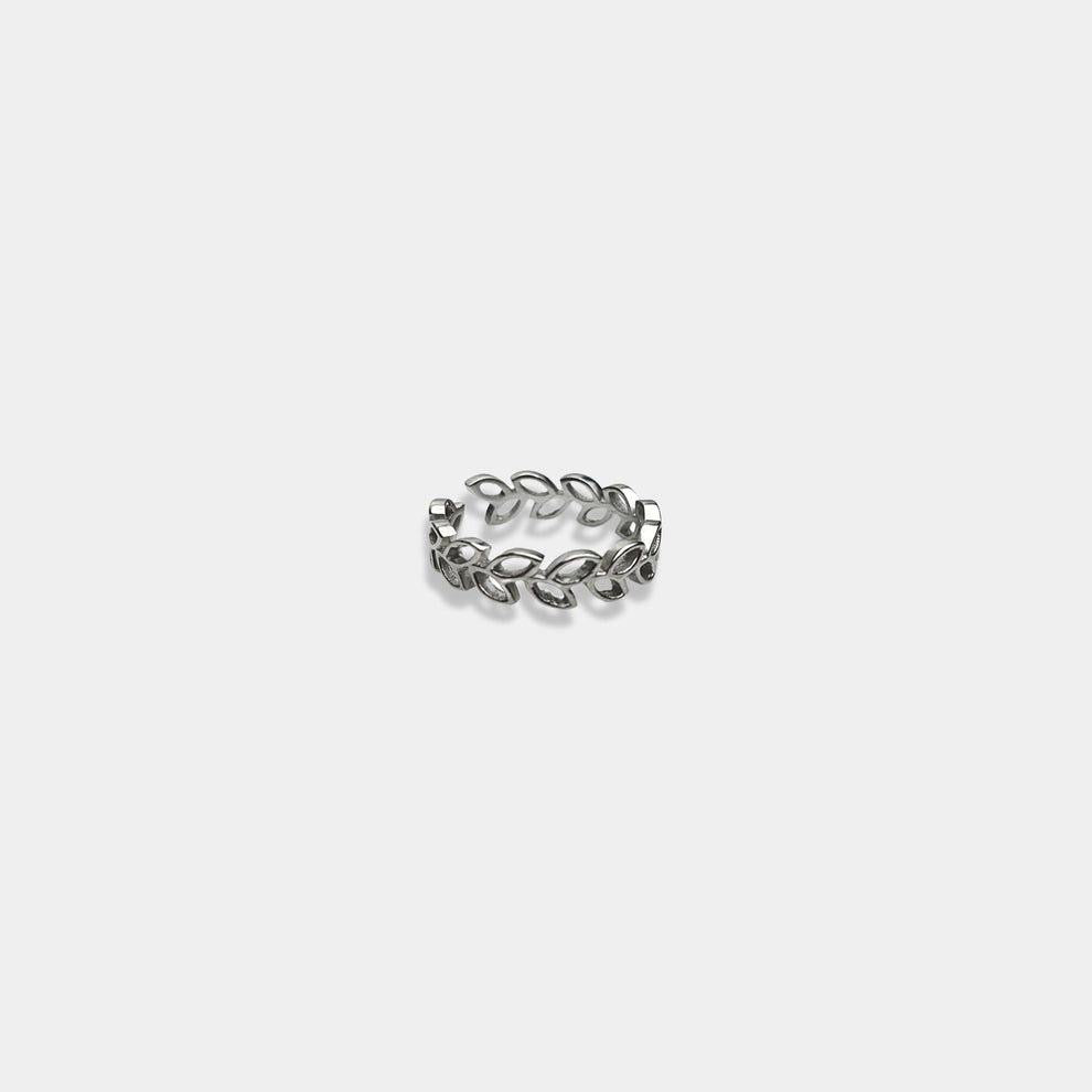 silver vine elegance ring